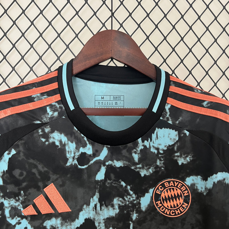 Camisa Bayern de Munique Away 24/25 s/n° Torcedor Adidas Masculino - Preta