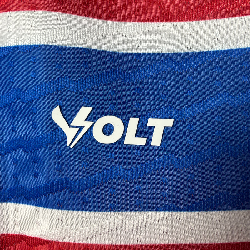 Camisa Fortaleza 25/26 Torcedor Volt Masculina - Vermelha e Azul