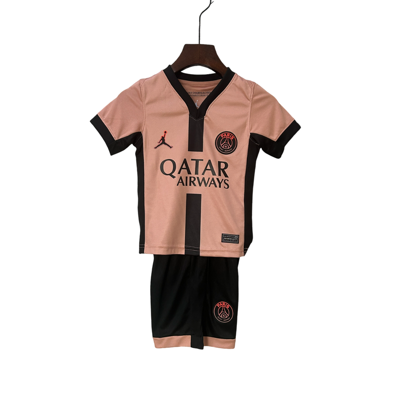 Conjunto Infantil PSG Third 24/25 Nike - Rosa