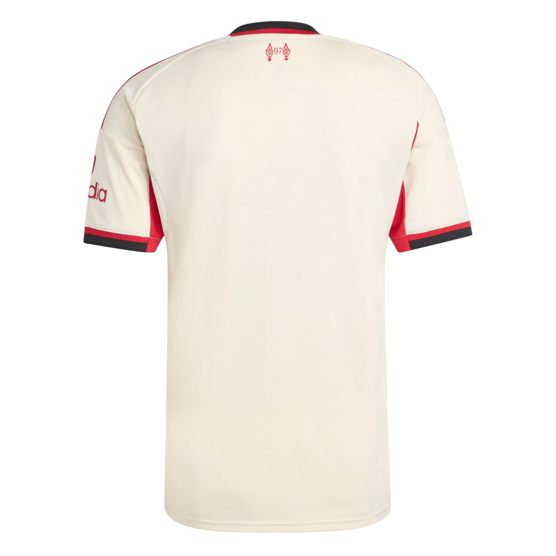 Camisa Liverpool Away 25/26 Torcedor Adidas Masculina - Bege