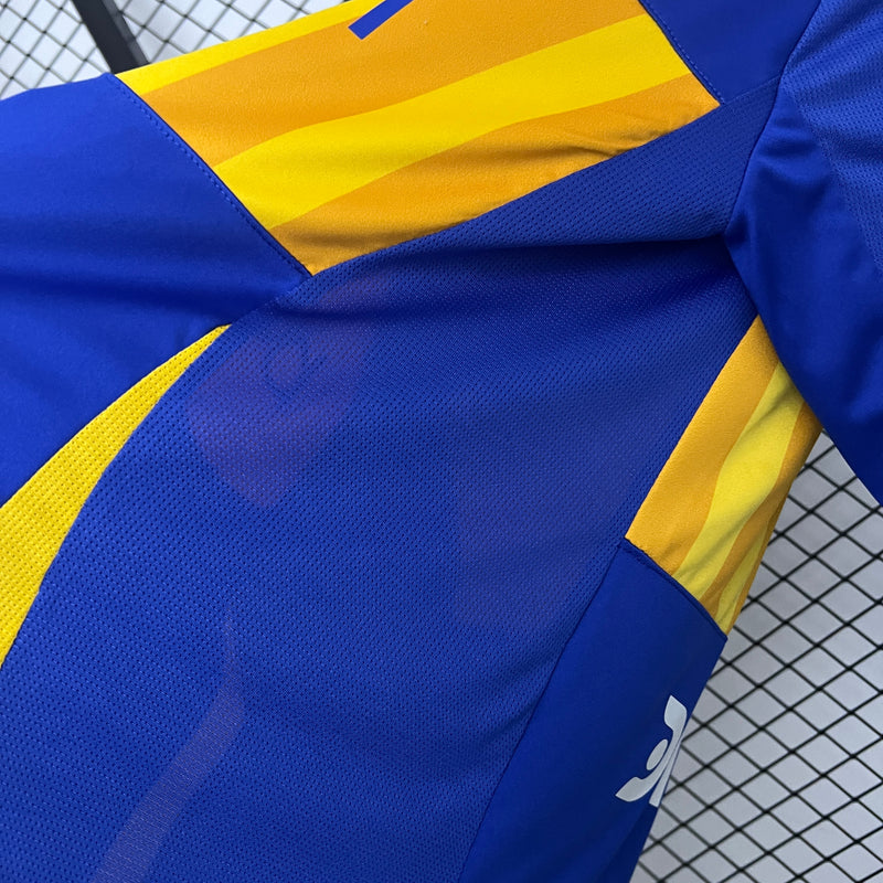 Camisa Boca Juniors Home 24/25 Torcedor Adidas Masculina - Azul e Amarela