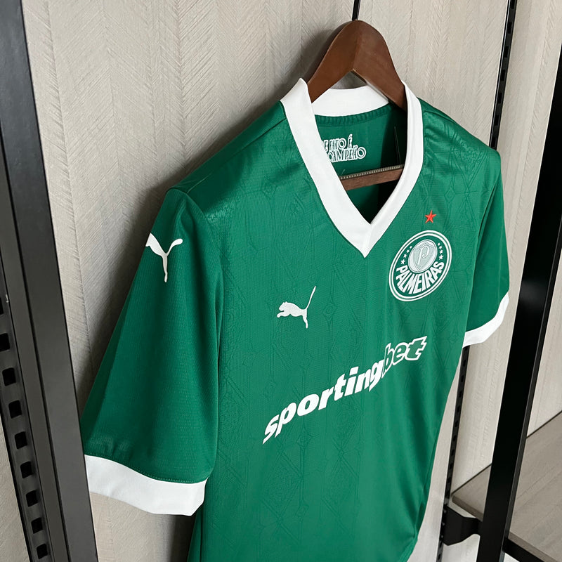 Camisa do Palmeiras Home 25/26 Torcedor Puma Masculina - Verde