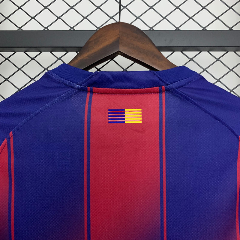 Camisa Barcelona Home 25/26 s/n° Torcedor Nike Masculina - Azul e Grená