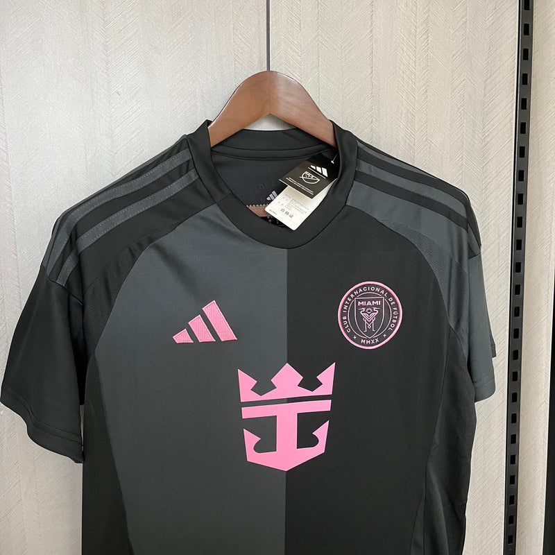 Camisa Inter Miami Away 25/26 Torcedor Adidas Masculina - Preta