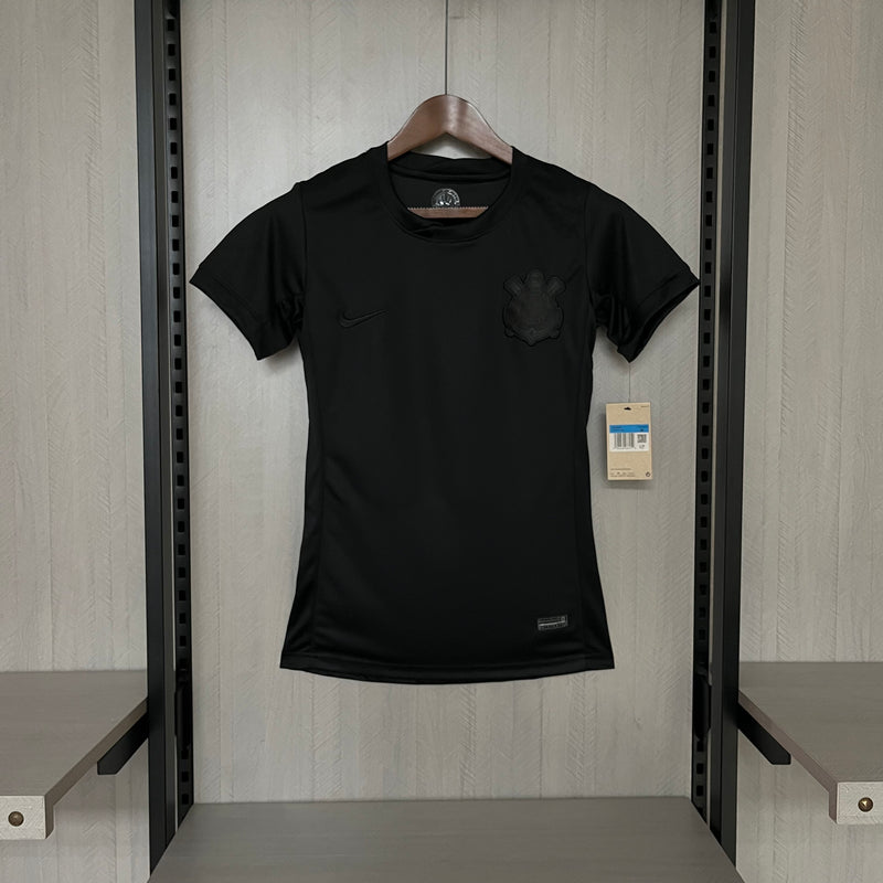 Camisa Corinthians Away 24/25 s/n° Torcedor Nike Feminina - Preta