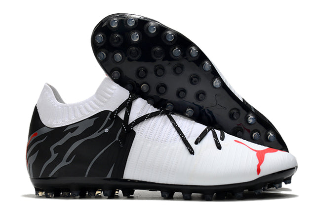 Chuteira Society Puma Future Z FG White/Black