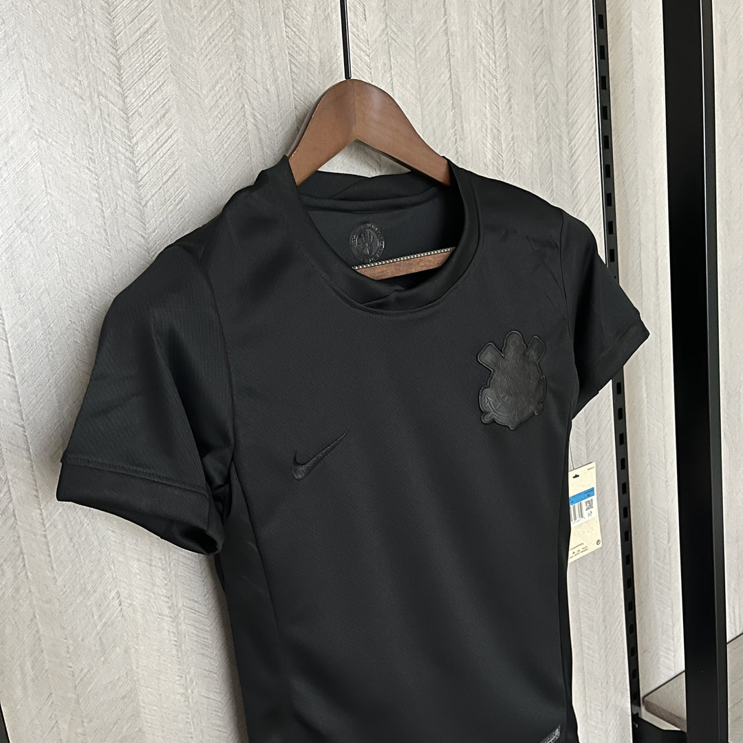 Camisa Corinthians Away 24/25 s/n° Torcedor Nike Feminina - Preta