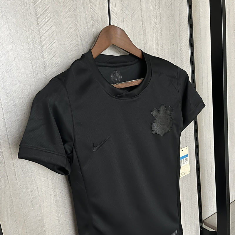 Camisa Corinthians Away 24/25 s/n° Torcedor Nike Feminina - Preta