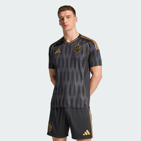 Camisa Atlético Mineiro Home 25/26 s/n° Torcedor Adidas Masculina  - Preta
