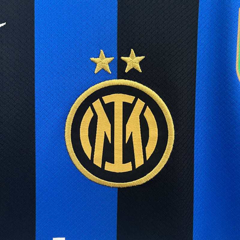 Inter Milan Home Shirt 24/25 - Men's Nike - Blue and Black