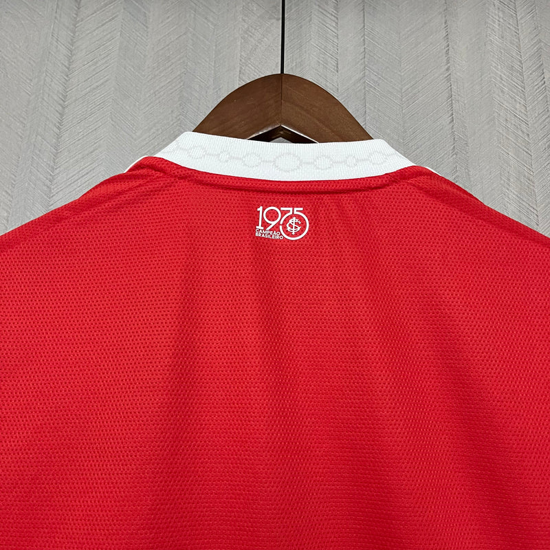 Camisa Internacional Home 25/26 Torcedor Adidas Masculina - Vermelha e Branca