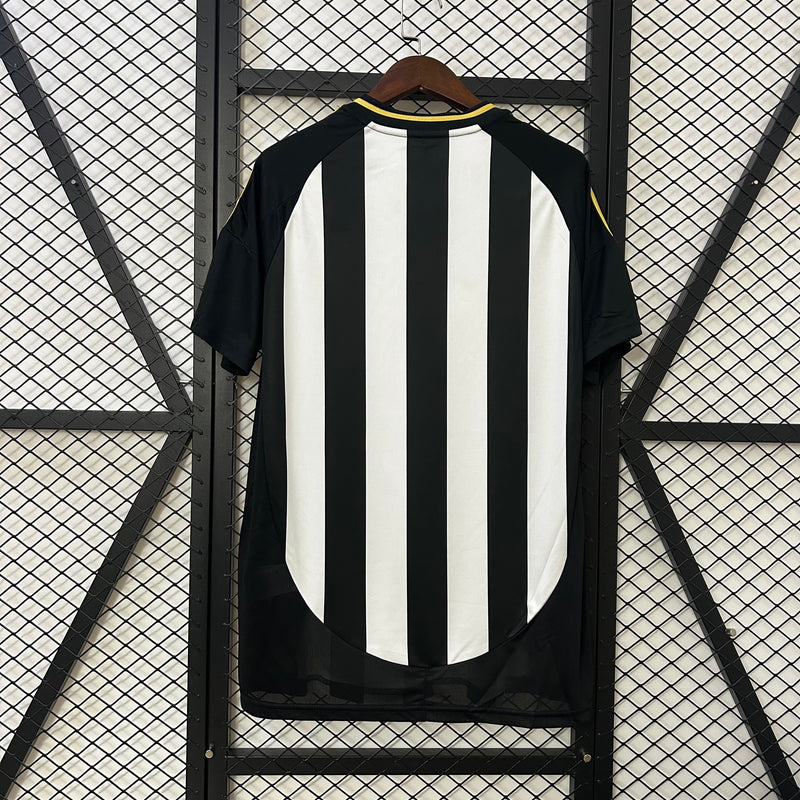 Camisa Atlético Mineiro Home 25/26 Torcedor Adidas Masculina - Preta e Branca