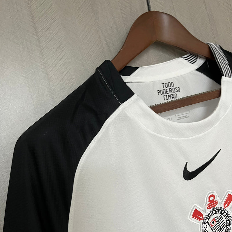 Camisa Corinthians Home 25/26 Torcedor Nike Masculino - Branca