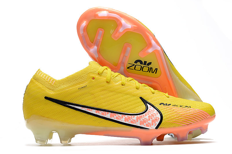 Chuteira Campo Nike Air Zoom Mercurial Vapor XV Elite FG Amarelo - Low