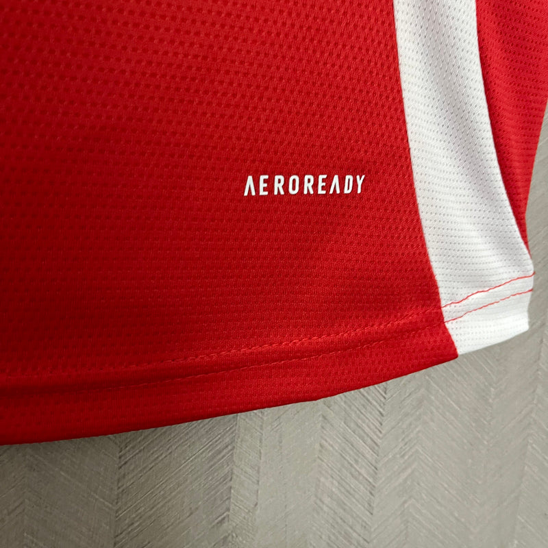Camisa Internacional Home 25/26 Torcedor Adidas Feminina - Vermelha