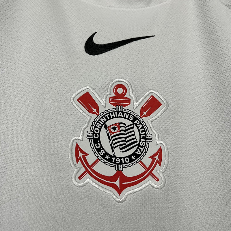 Camisa Corinthians Home 25/26 Torcedor Nike Masculino - Branca