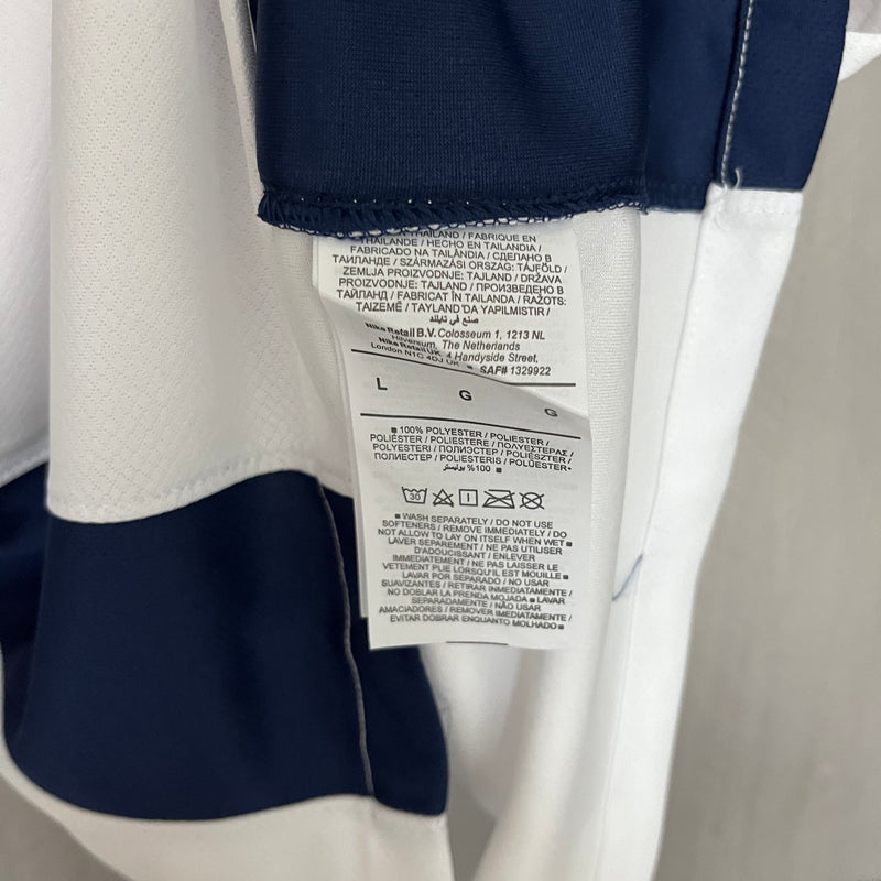 Camisa Tottenham Home 24/25 Torcedor Nike Masculino - Branca e Azul
