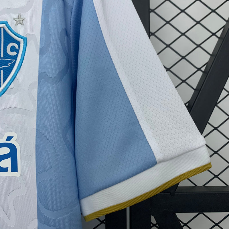 Camisa Paysandu Home 25/26 Torcedor Lobo Masculina - Azul e Branca