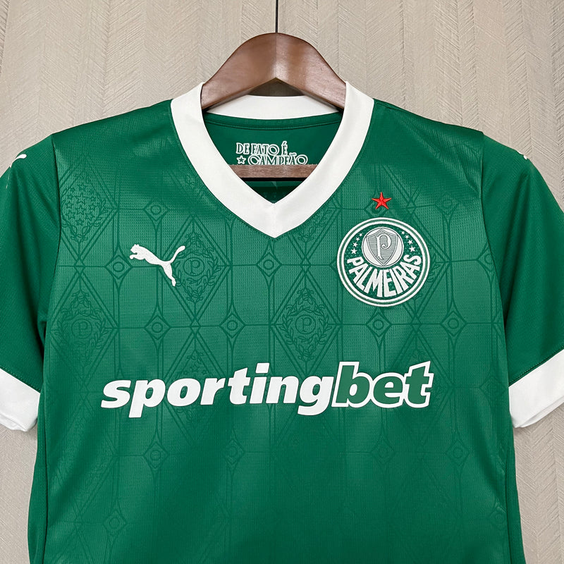 Camisa do Palmeiras Home 25/26 Torcedor Puma Feminina - Verde