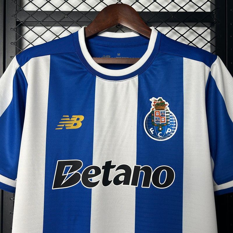 Camisa Porto Home 25/26 Torcedor New Balance Masculina - Azul