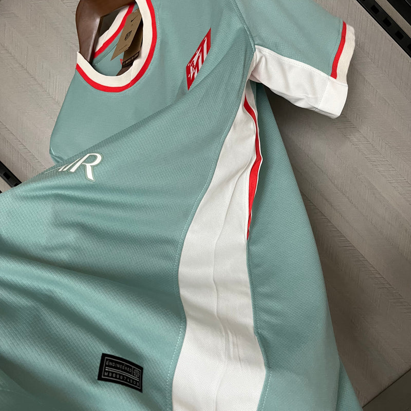 Camisa Atlético de Madrid Away 24/25 Torcedor Nike Masculino - Cinza