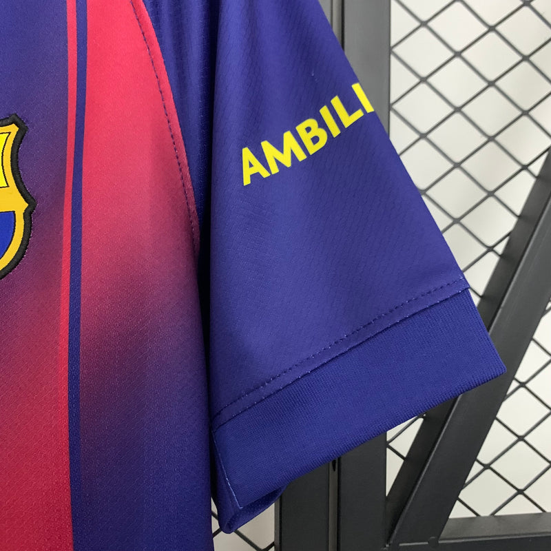 Camisa Barcelona Home 25/26 s/n° Torcedor Nike Masculina - Azul e Grená