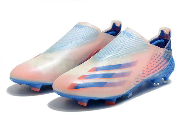 Chuteira Campo Adidas X Ghosted FG Blue/Rose