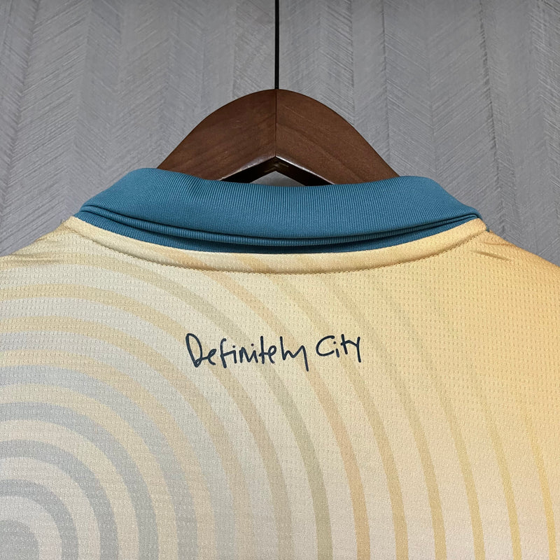 Camisa Manchester City Fourth 24/25 s/n° Torcedor Puma Masculina - Azul e Rosé
