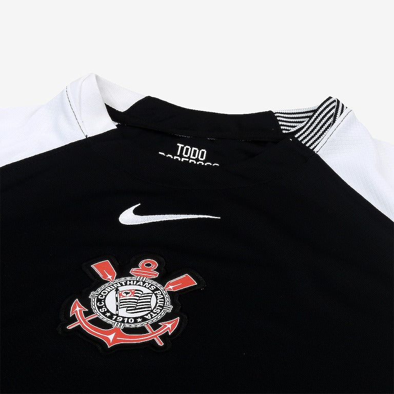 Camisa Corinthians Away 25/26 Torcedor Nike Feminina - Preta