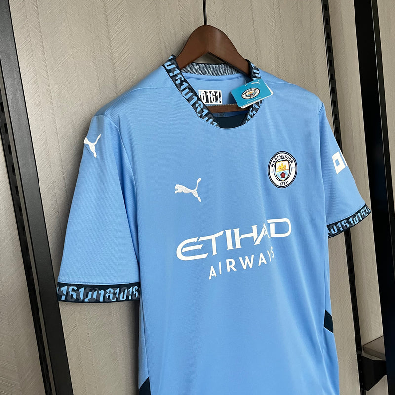 Camisa Manchester City Home 24/25 Torcedor Puma Masculina - Azul Claro