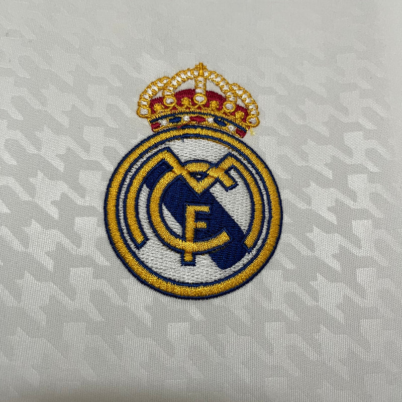 Camisa Real Madrid Home 24/25 s/n° Torcedor Masculino - Branca
