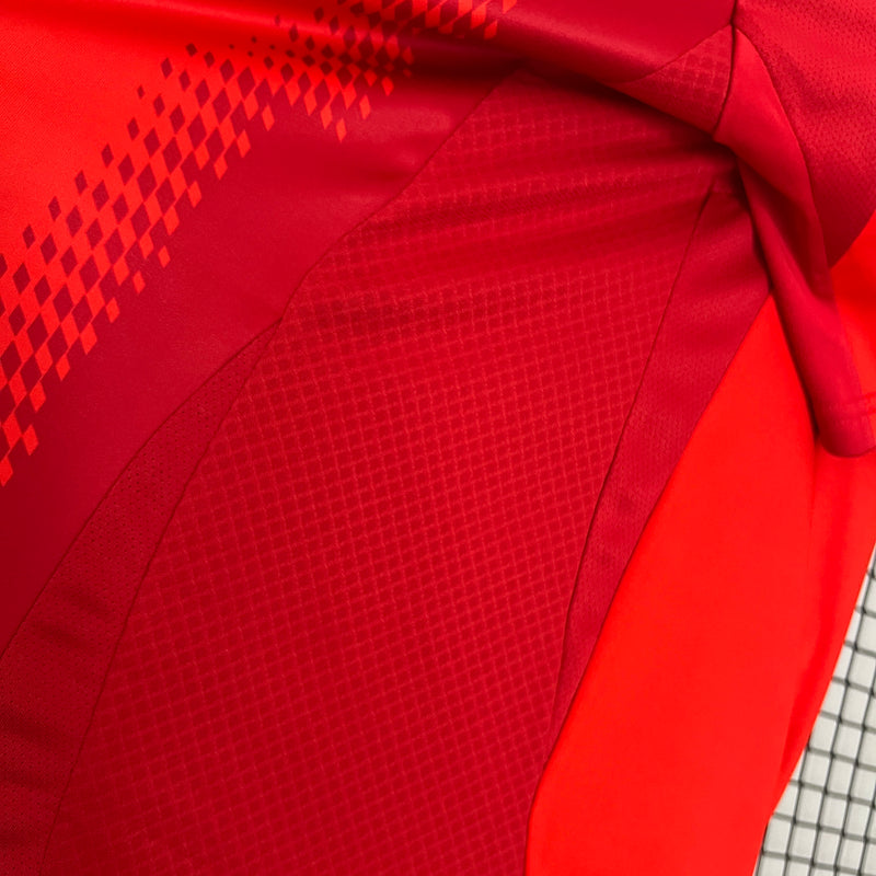 Camisa Bayern de Munique Home 24/25 s/n° Torcedor Adidas Masculino - Vermelho