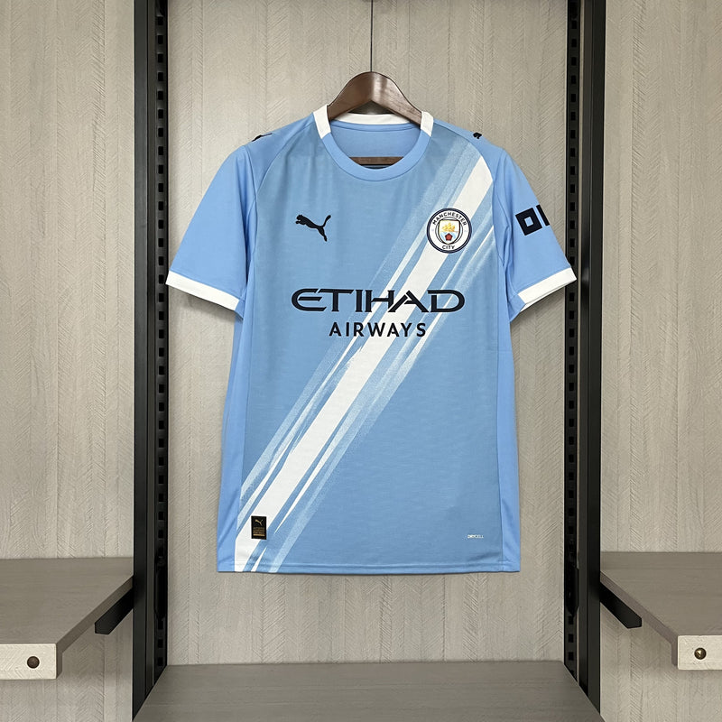 Camisa Manchester City Home 25/26 Torcedor Puma Masculina - Azul Claro