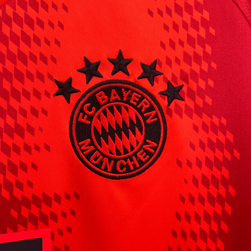 Camisa Bayern de Munique Home 24/25 s/n° Torcedor Adidas Masculino - Vermelho