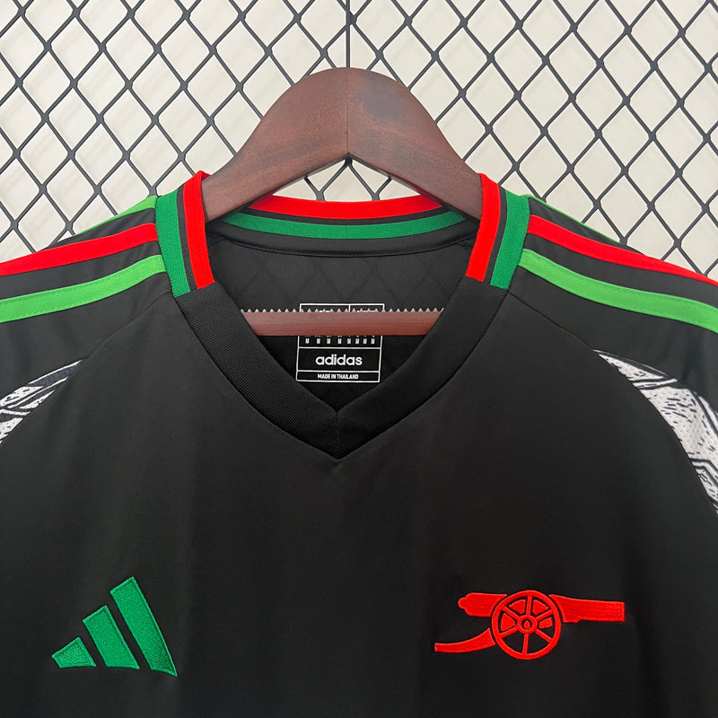 Camisa Arsenal Away 24/25 s/n° Torcedor Adidas Masculina - Preta
