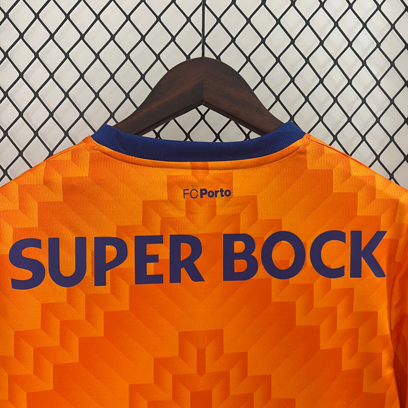 Camisa Porto Away 24/25 Torcedor New Balance Masculina - Laranja