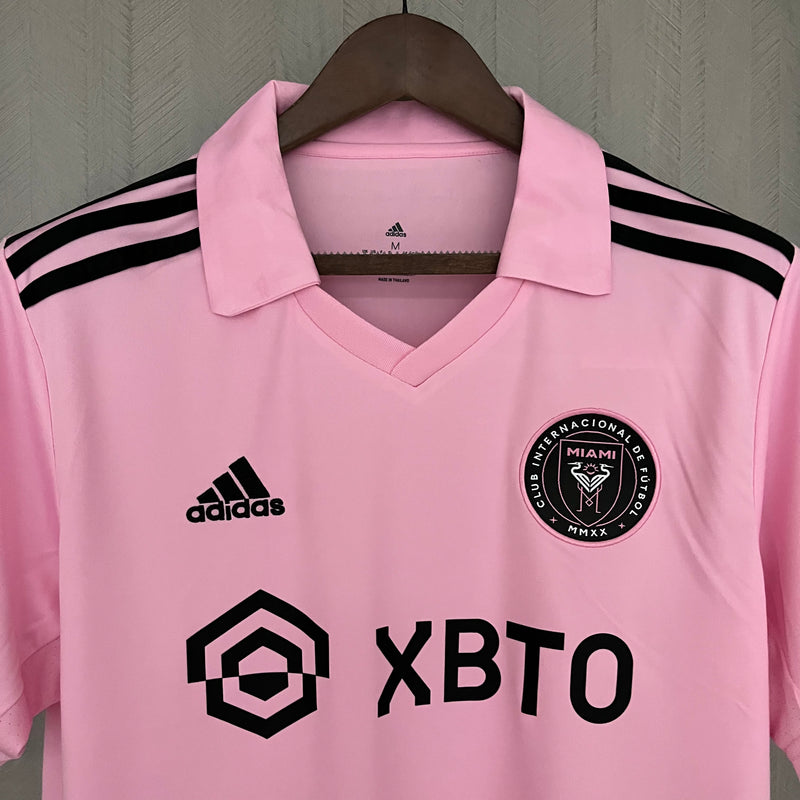 Camisa Inter Miami Home 23/24 s/n° Torcedor Adidas Masculina - Rosa