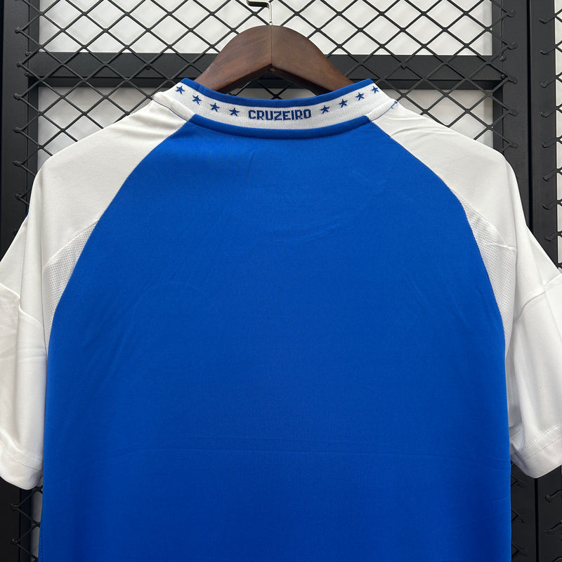 Camisa Cruzeiro Home 25/26 Torcedor Adidas Masculina - Azul e Branca