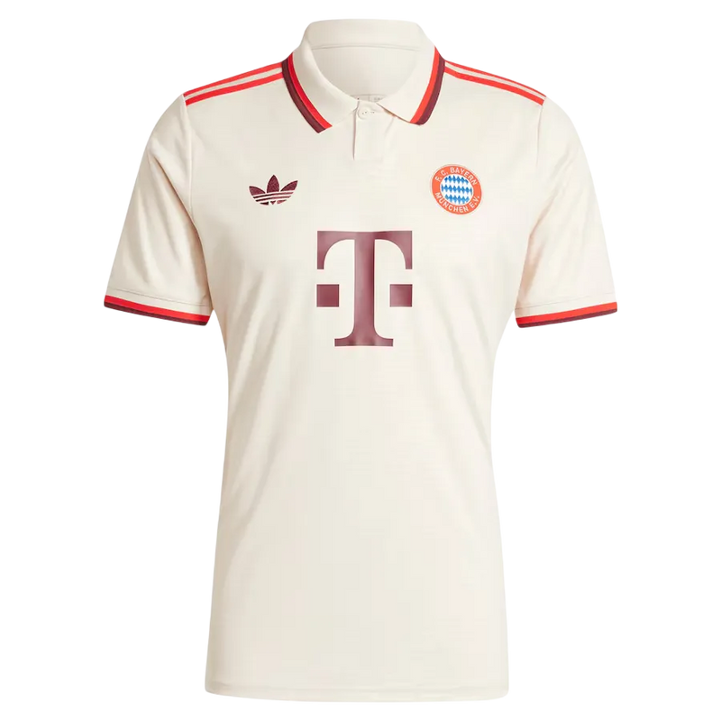Camisa Bayern de Munique Third 24/25 s/n° Torcedor Adidas  Masculino - Bege