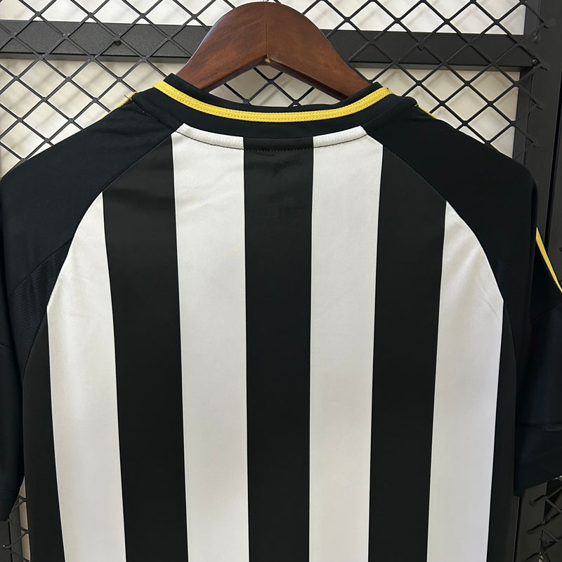 Camisa Atlético Mineiro Home 25/26 Torcedor Adidas Masculina - Preta e Branca