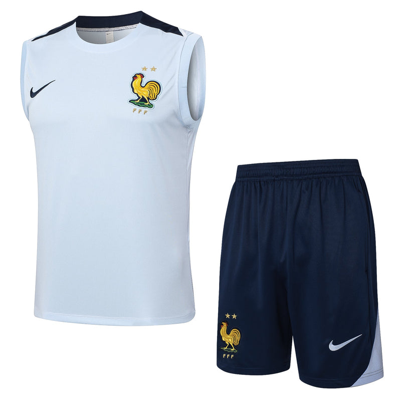 Conjunto Regata França 2024/25 - Azul Claro