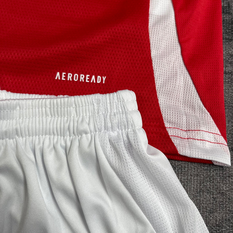 Conjunto Infantil Internacional Home 25/26 Adidas - Vermelha