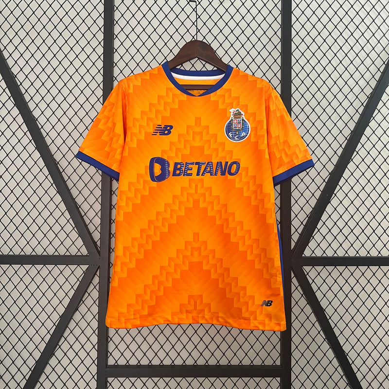 Camisa Porto Away 24/25 Torcedor New Balance Masculina - Laranja