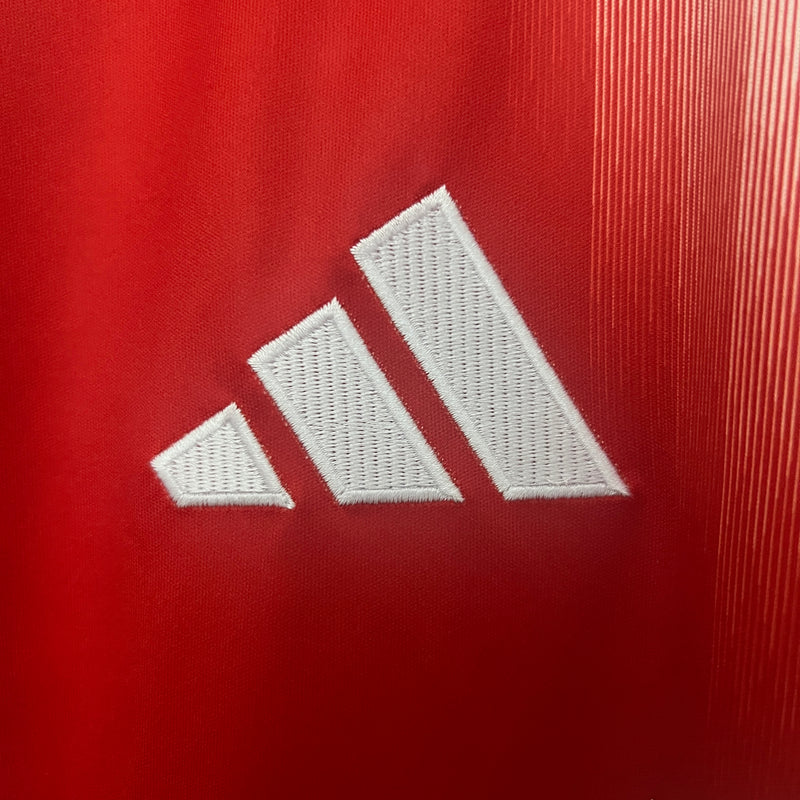 Camisa Bayern de Munique Home 25/26 Torcedor Adidas Masculino - Vermelha