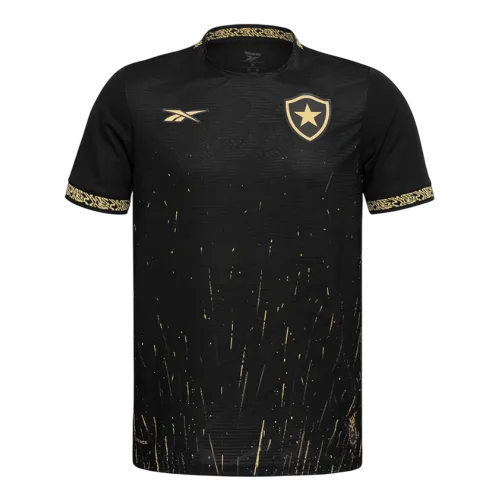 Camisa Botafogo Away 24/25 s/n° Torcedor Reebok Masculina - Preta e Dourada