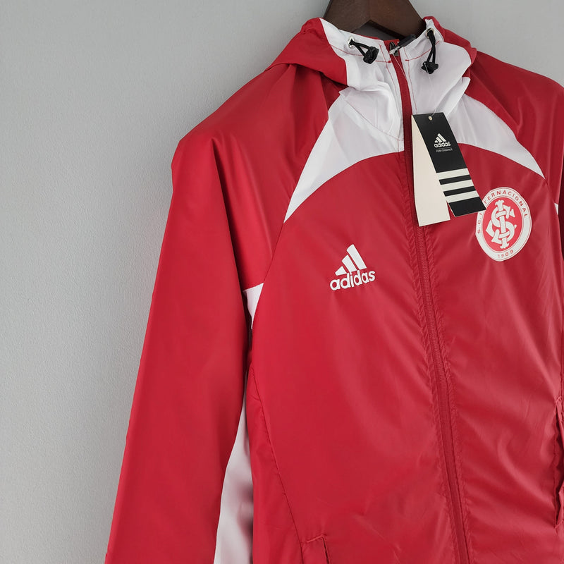 Corta-vento Internacional 22/23 Adidas - Vermelho e Branco