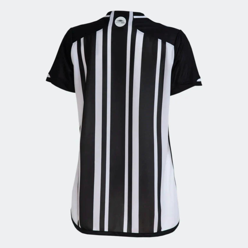 Camisa Feminina Atlético Mineiro I 23/24 Adidas - Preto e Branco