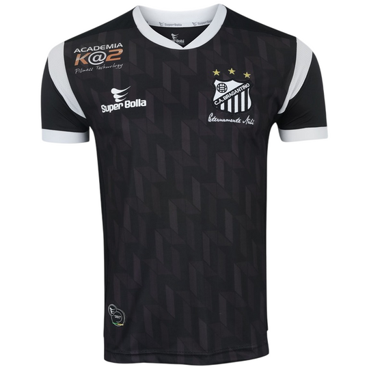 Camisa Bragantino Away 17/18 s/n° Torcedor Super Bolla Masculina - Preta