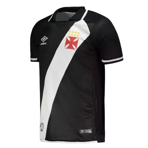 Camisa CR Vasco da Gama Home 17/18 s/n° Torcedor Umbro Masculina - Preta
