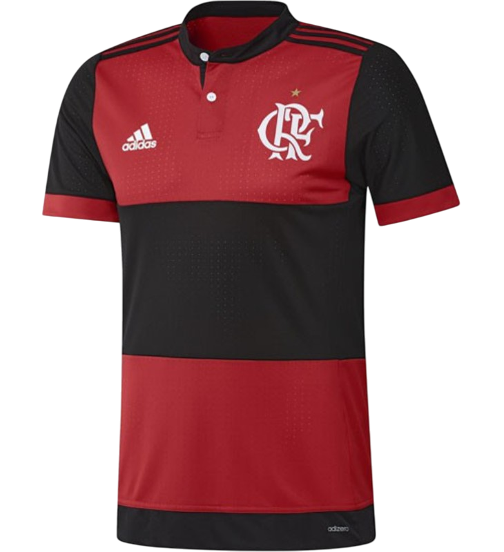 Adidas Men's Home Shirt 17/18 s/n° - Red and Black